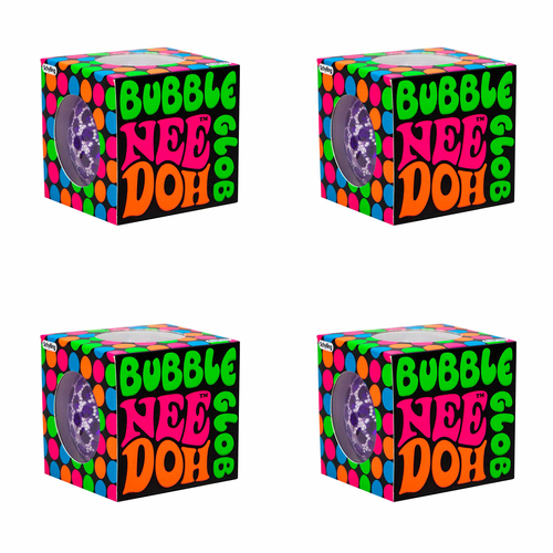 4PK Schylling - Bubble Glob Nee Doh Squeeze Ball Kids 6.4cm Toy Assorted 3y+