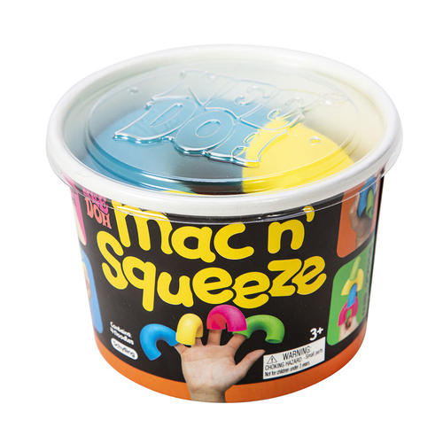 Schylling Nee Doh Mac N Squeeze Kids Toy 10cm Assorted 3y+