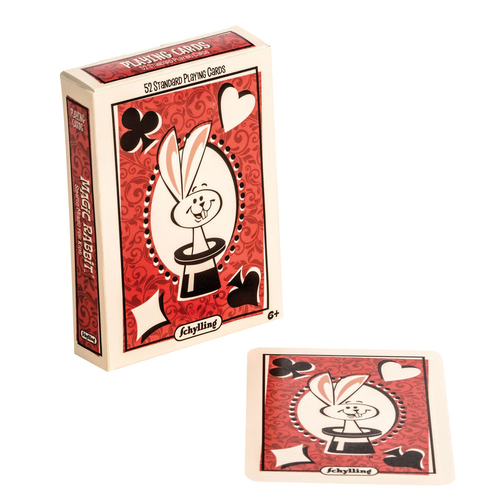 52pc Schylling Magic Rabbit Card Tricks 15cm Kids 6y+