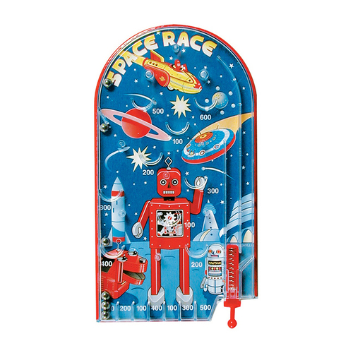 Schylling Space Race Pinball Game 28.5cm Kids Toy Assorted 3y+