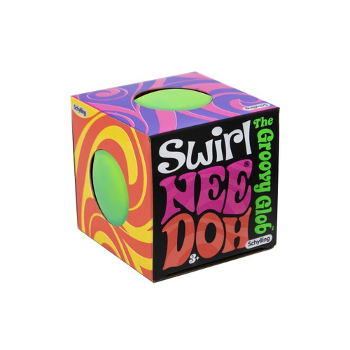 Schylling Swirl Nee Doh Squeeze Ball Kids Toy 6cm Assorted 3y+