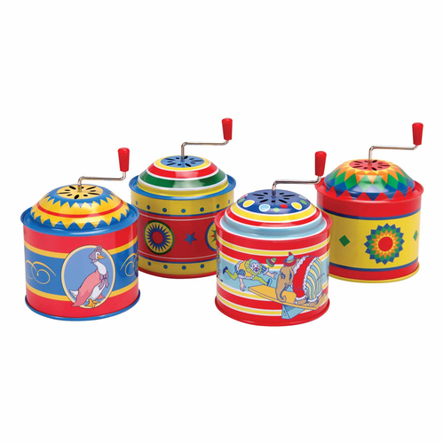 Schylling Tin Music Boxes Kids Toy 6cm Assorted 3y+