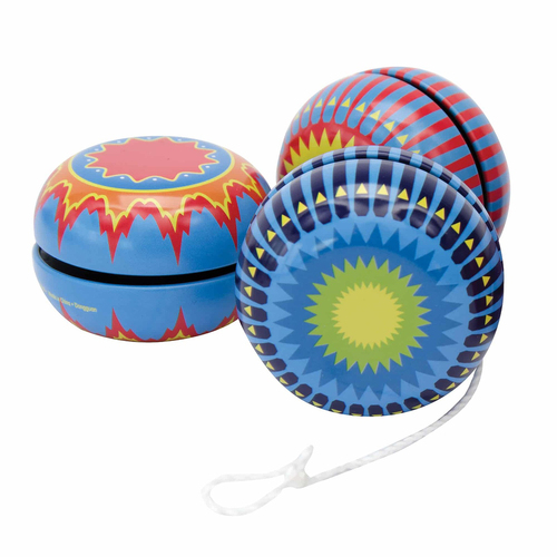 Schylling Tin Yo-Yo Kids/Children Classic Toy 5cm Assorted 3y+