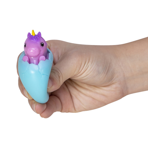 Schylling Unicorn Squeezy Peek Hatcher Kids Toy 5cm Assorted 3y+