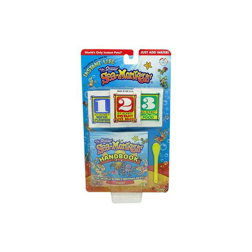 5pc The Original Sea-Monkeys Instant Life Blister Card Set 25.5cm Toy 6y+