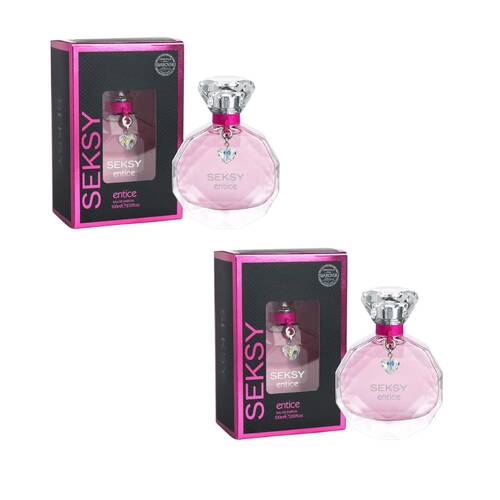 2PK Seksy Entice EDP Eau De Parfum Spray For Women 100ml