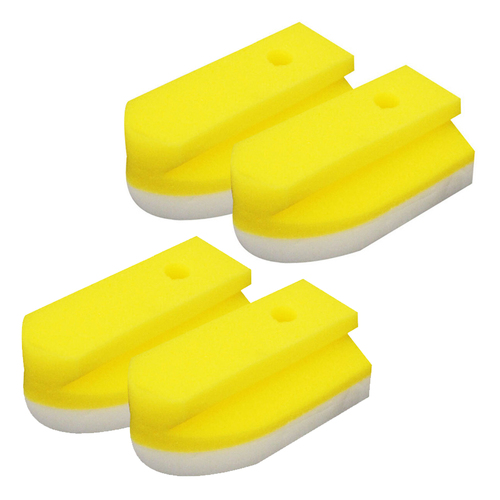 4pc White Magic Shower Eco Eraser Replacement 15x8cm Sponge Refill