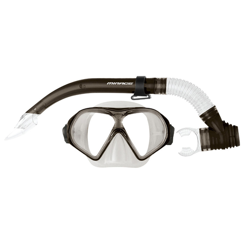 Mirage Tropic Silitex Mask and Snorkel Adult Smoke