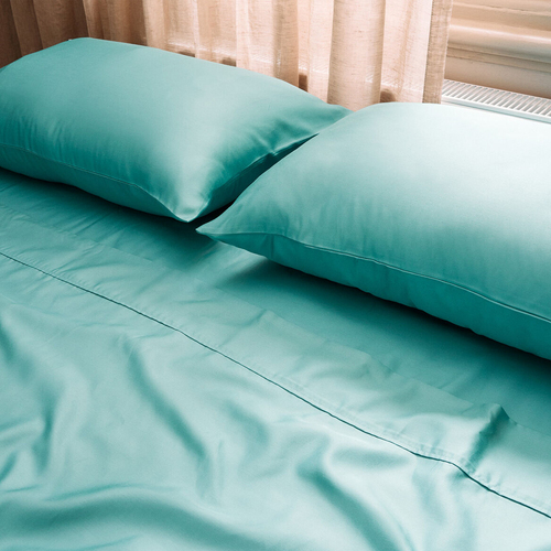 Dickies King Bed 1000TC Cotton Rich Sheet Set Seafoam