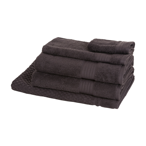 5pc Sheraton Luxury Egyptian Towel Pack Slate