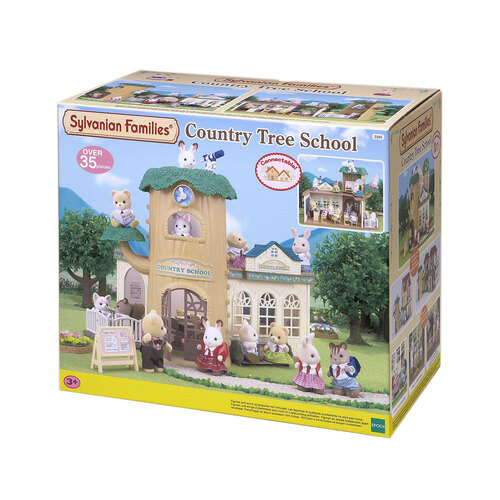 35pc Sylvanian Families Country Tree School Kids Miniature Toy Set 3y+