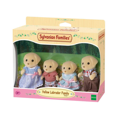 4pc Sylvanian Families Yellow Labrador Family Kids Miniature Toy 3y+