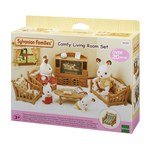 20pc Sylvanian Families Comfy Living Room Playset Kids Toy 3+