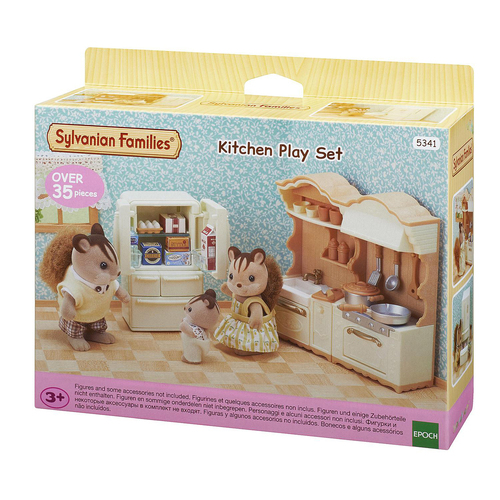 35pc Sylvanian Families Kitchen Play Playset Kids Toy 3+