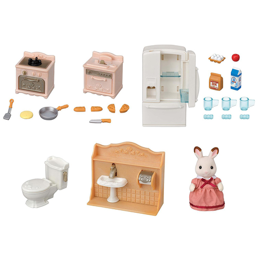 27pc Sylvanian Families Playful Starter Furniture Playset Kids Toy 3+