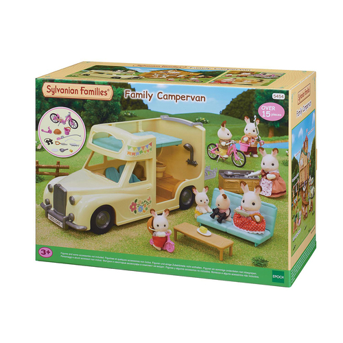 19pc Sylvanian Families Family Campervan Kids Miniature Toy 3y+