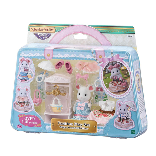 12pc Sylvanian Families Fashion Sugar Sweet Play Set Kids Toy 3+