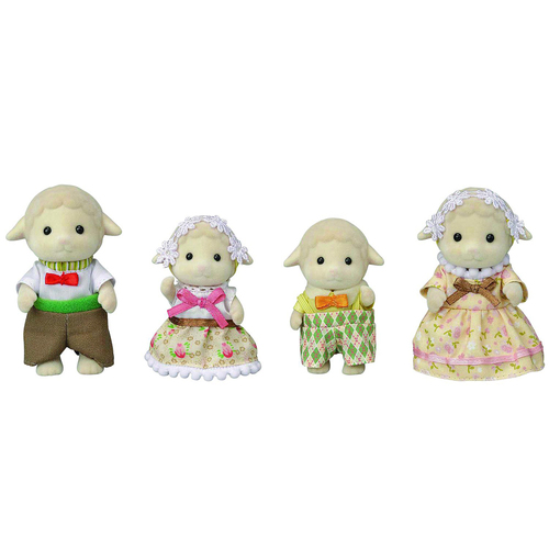 4pc Sylvanian Families Sheep Family Kids Miniature Toy 3y+