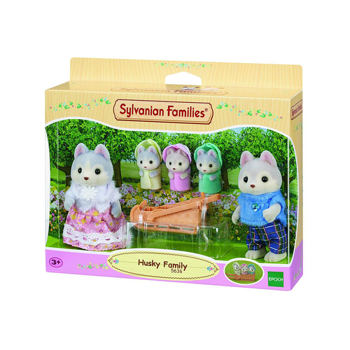 3pc Sylvanian Families Husky Family Kids Miniature Toy 3y+