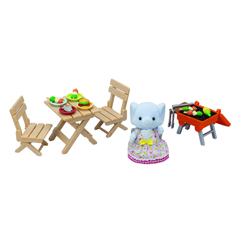 Sylvanian Families BBQ Picnic Set Kids Miniature Toy 3y+