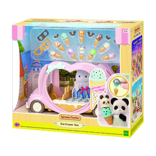 Sylvanian Families Ice Cream Van Kids Miniature Toy Set 3y+