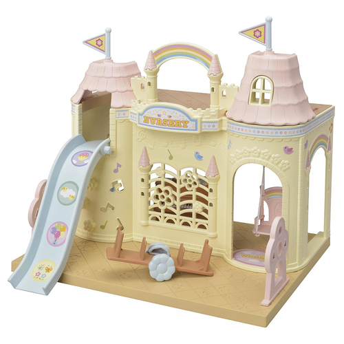 Sylvanian Families Baby Castle Nursery w/ 2-Dolls Playset Kids Toy 3+