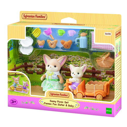 16pc Sylvanian Families Sunny Picnic Set Kids Miniature Figure Toy 3y+