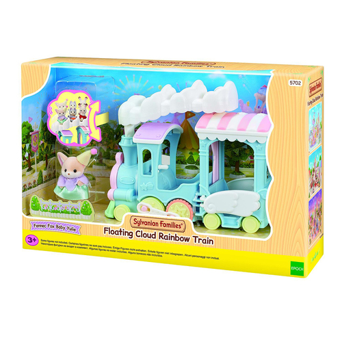 Sylvanian Families Floating Cloud Rainbow Train Kids Miniature Toy 3y+