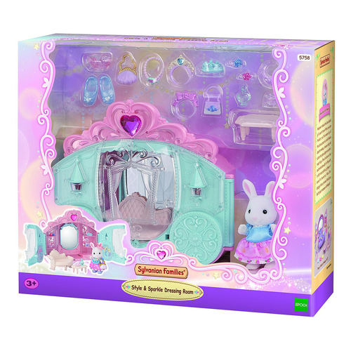 Sylvanian Families Style & Sparkle Dressing Room Kids Miniature Toy 3y+