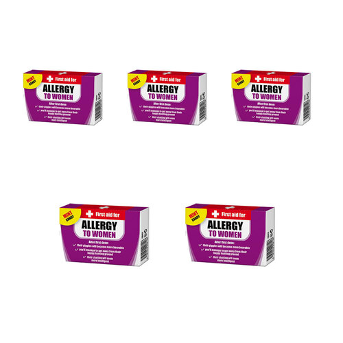 5PK Sweet First Aid Allergy to Women Mints Breath Candy 9x6cm