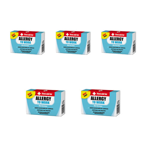 5PK Sweet First Aid Allergy to Work Mints Breath Candy 9x6cm