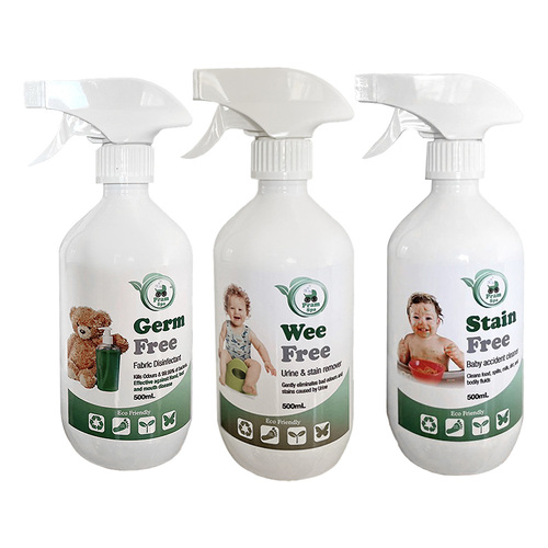 2pc Pram Spa 500ml Eco Stain Free & Germ Free Fabric Disinfectant Cleaner