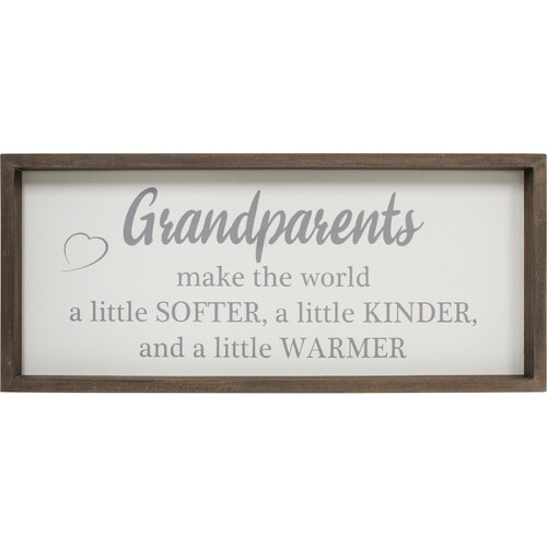 LVD MDF 48cm Grandparents Sign Hanging/Desk Plaque Decor