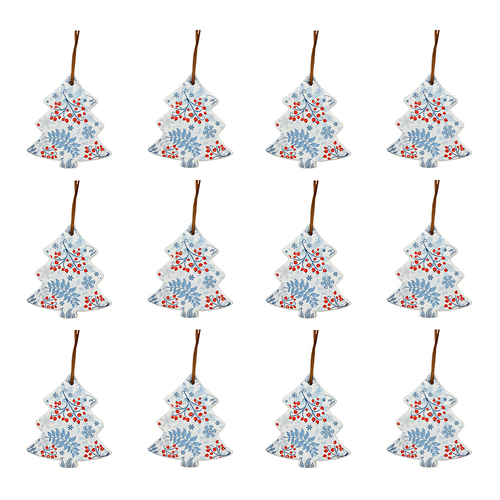 12PK LVD Hang Tree Xmas Berries Decorative Sculpture Home/Lounge Decor