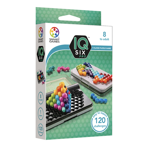 Smart Games IQ Six Pro Single Player Puzzle Game 8y+