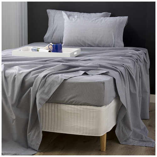 Park Avenue Mega King Flannelette Fitted Sheet Set 175GSM EGY Cotton STR