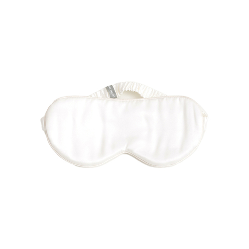 Renee Taylor Mulberry Silk Eye Mask Sleeping Shade - White