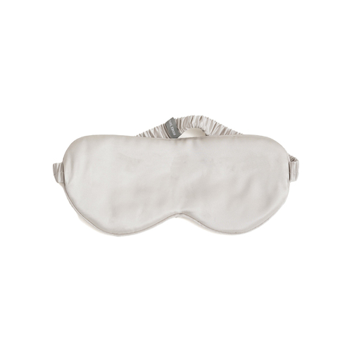 Renee Taylor Mulberry Silk Eye Mask Sleeping Shade - Silver