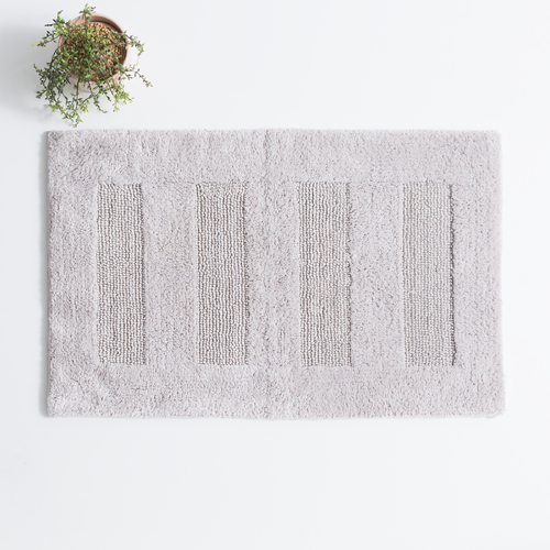 Renee Taylor Retreat 80cm Cotton Bath Mat Reversible Sand