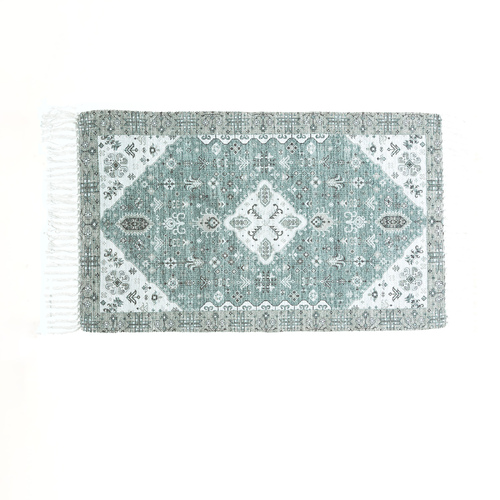 Renee Taylor Karabakh 110cm Cotton Vintage Handwoven Bath Floor Rug