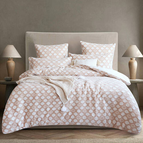 Renee Taylor Ariel Chenille Tufted Jacquard Euro Pillowcase 65x65cm