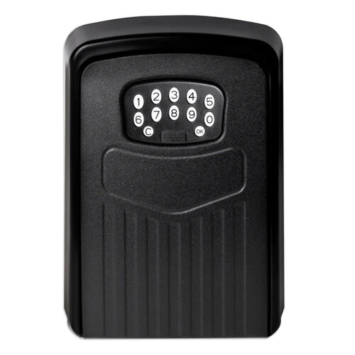 Crest Passkey App Controlled Smart Wireless Key Lock Box - Black