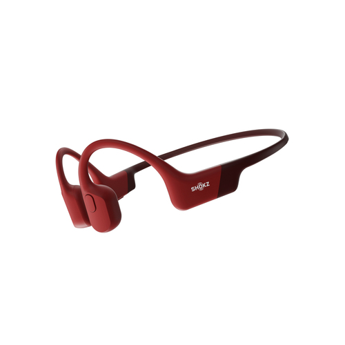 Shokz OpenRun Bone Conduction Sports Bluetooth Headphones - Red