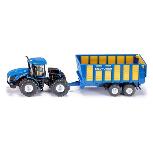 Siku 1:50 Scale Diecast New Holland Truck w/ Trailer Kids 321mm Toy 3y+