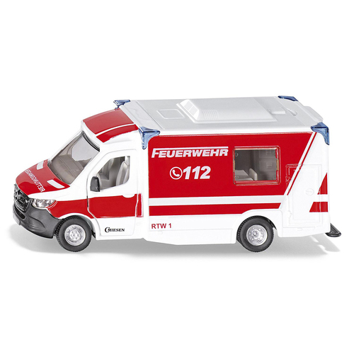 Siku 1:50 Scale Diecast Mercedes-Benz Sprinter Ambulance Kids 127mm Toy 3y+