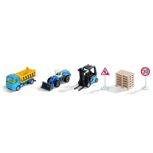 7pc Siku 6336 Construction Site Vehicle Kids Toy Play Set 3y+