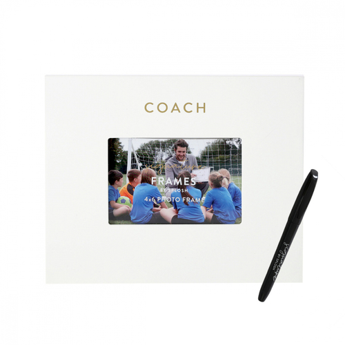 Splosh Coach Signature Frame w/ Marker 27.5x23cm - White