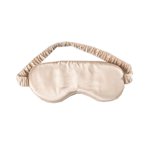 Canningvale Beautysilks Eye Mask Light-Blocking Sleep Aid - Champagne