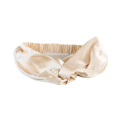 Canningvale Beautysilks Mulberry Silk Headband - Champagne