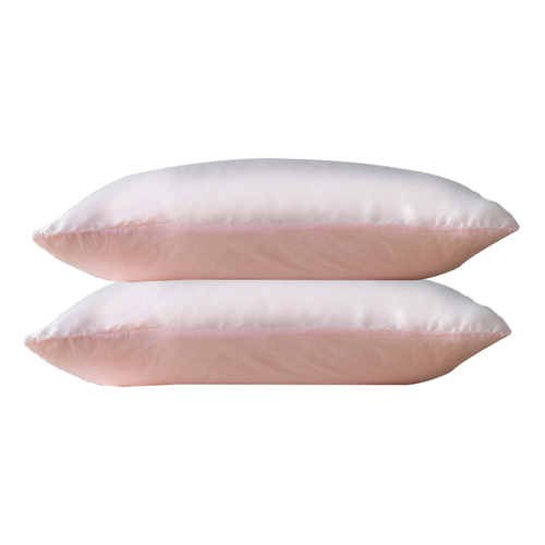 2pc Canningvale Beautysilks Pillowcase Blush Pink